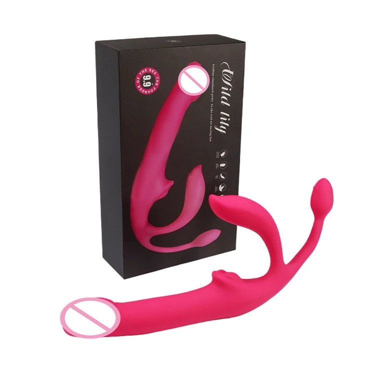 Wireless Remote Control Telescopic Massage Masturbation Vibrator Anal Toys for Lesbian