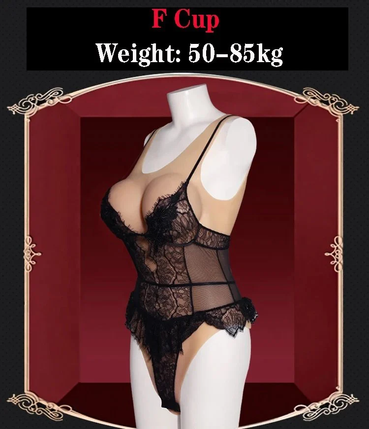 Elastic Artificial Realistic B C D E F Cup Breast Crossdresser Female Bodysuit Silicone Breast Crossdress Transgender Drag Queen
