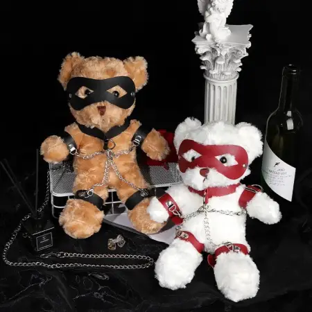 New Violent Bear Gift for Adult Game Stuffed Sex Toy Bondage Gear Sexy SM Toy Bondage Bear