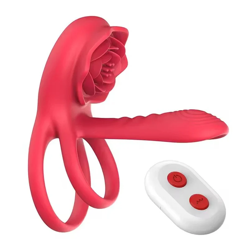New Second Generation Vibration Ring Wireless Remote Control Lock Precision Ring Couple Total Vibration Double Ring Adult Sex