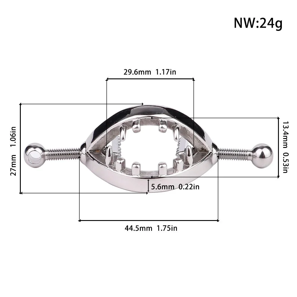 Breast Bondage Sex Slave Restraints Metal Nipple Clips Play Clamps Sex Toys for Couple Adult Games Nipple Stimulator