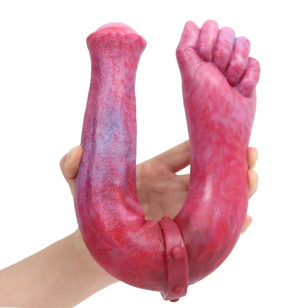 Double Dildo Realistic Double-Ended Dildo, Double Sided Dildo Penetrating G-spot Anal Long Women Lesbian Sex Toys for Women