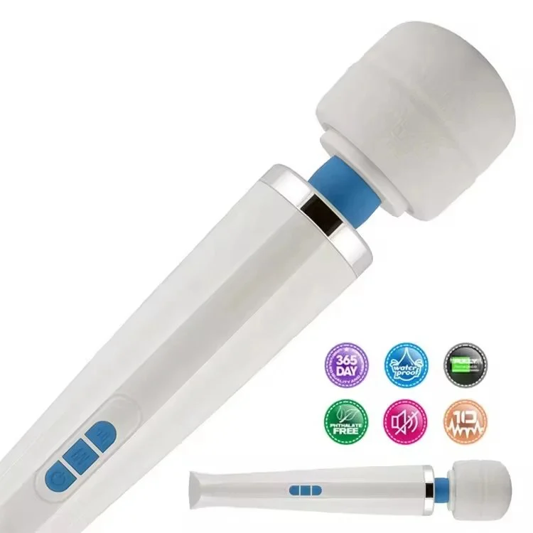 Microphone Shape Plug-in Waterproof Vibrator Massager Stimulation Massage Stick Body Safe Material Adult Sex Toy Multi-Use
