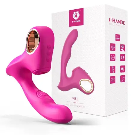 Rechargeable Suction Tapping Personal Massager Waterproof Body Relaxation Toy for Female Daily Care