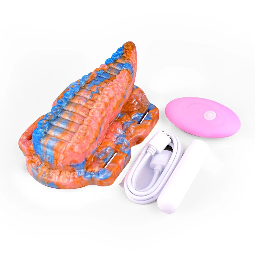 Fantasy Sex Toy Grinder Tail Vibrator Female Masturbation Hands-Free Play Comes with Massage Tentacles
