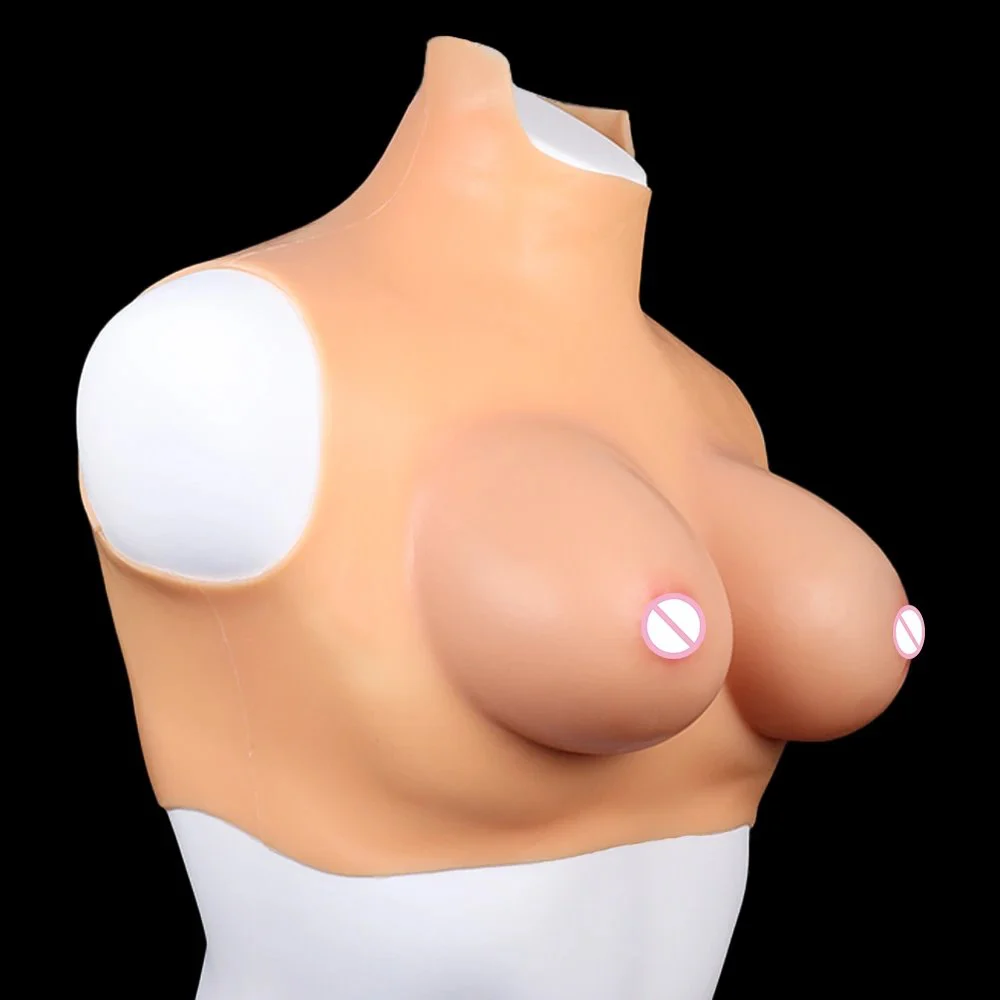Prosthetic Breast Transvestite Gay Realistic Elastic Breasts Soft Silicone Wearable Breasts Chest Fun Adult