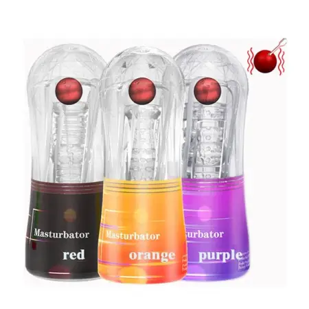 Automatic Male Masturbator Tool USB 10 Frequency Men's Exercise Masturbation Cup Transparent