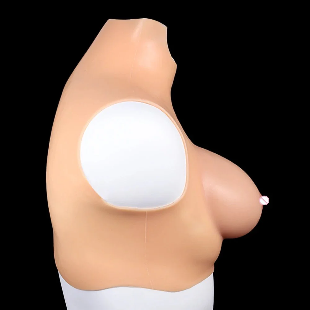 Prosthetic Breast Transvestite Gay Realistic Elastic Breasts Soft Silicone Wearable Breasts Chest Fun Adult