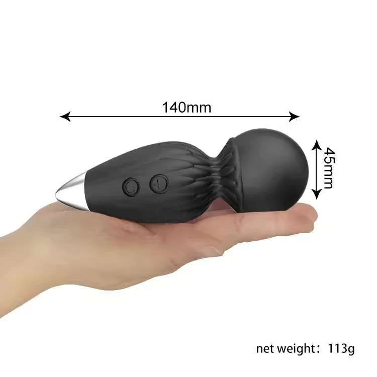 Soft Silicone Clitoral Vibrator With Real Touch Feeling Non-Latex Waterproof USB Rechargeable Black