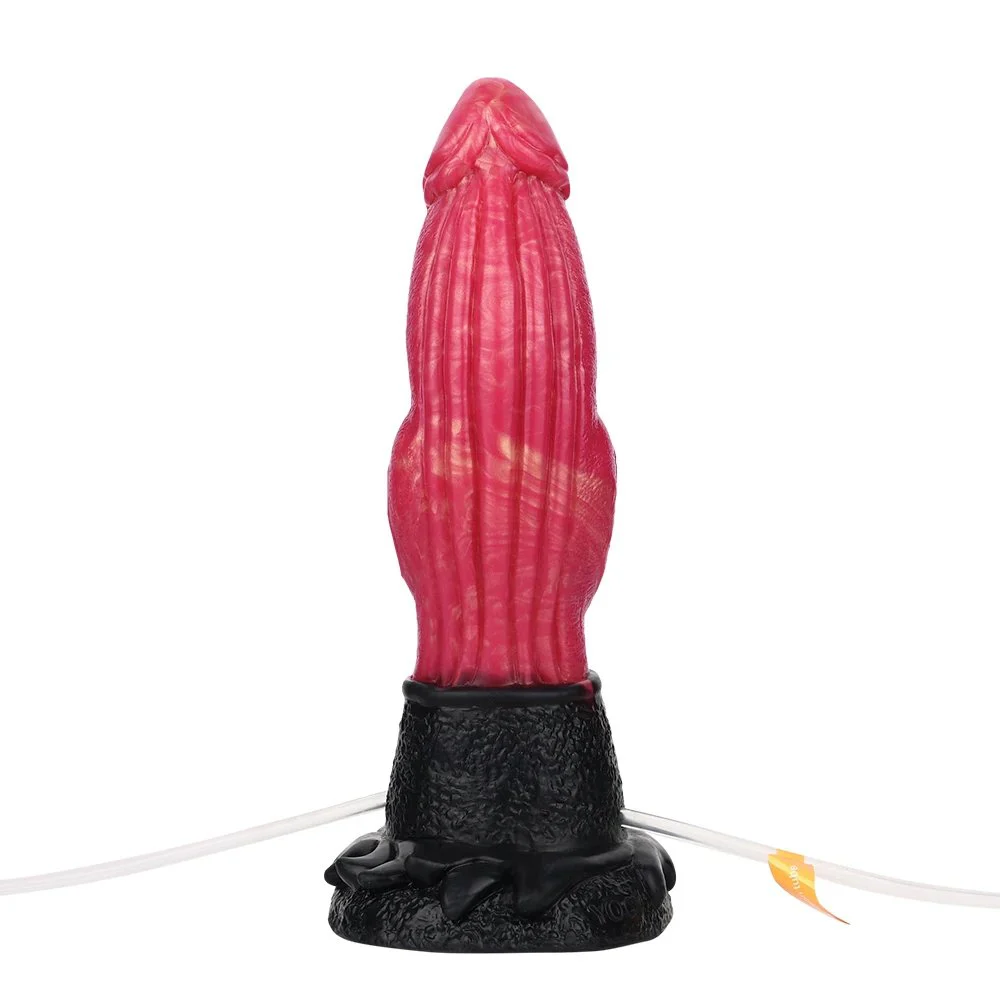 Fantasy Monster Dildo Inflatable Squirting Dildo Soft Silicone Dildo Female Sex Masturbation Adult Sex Toy