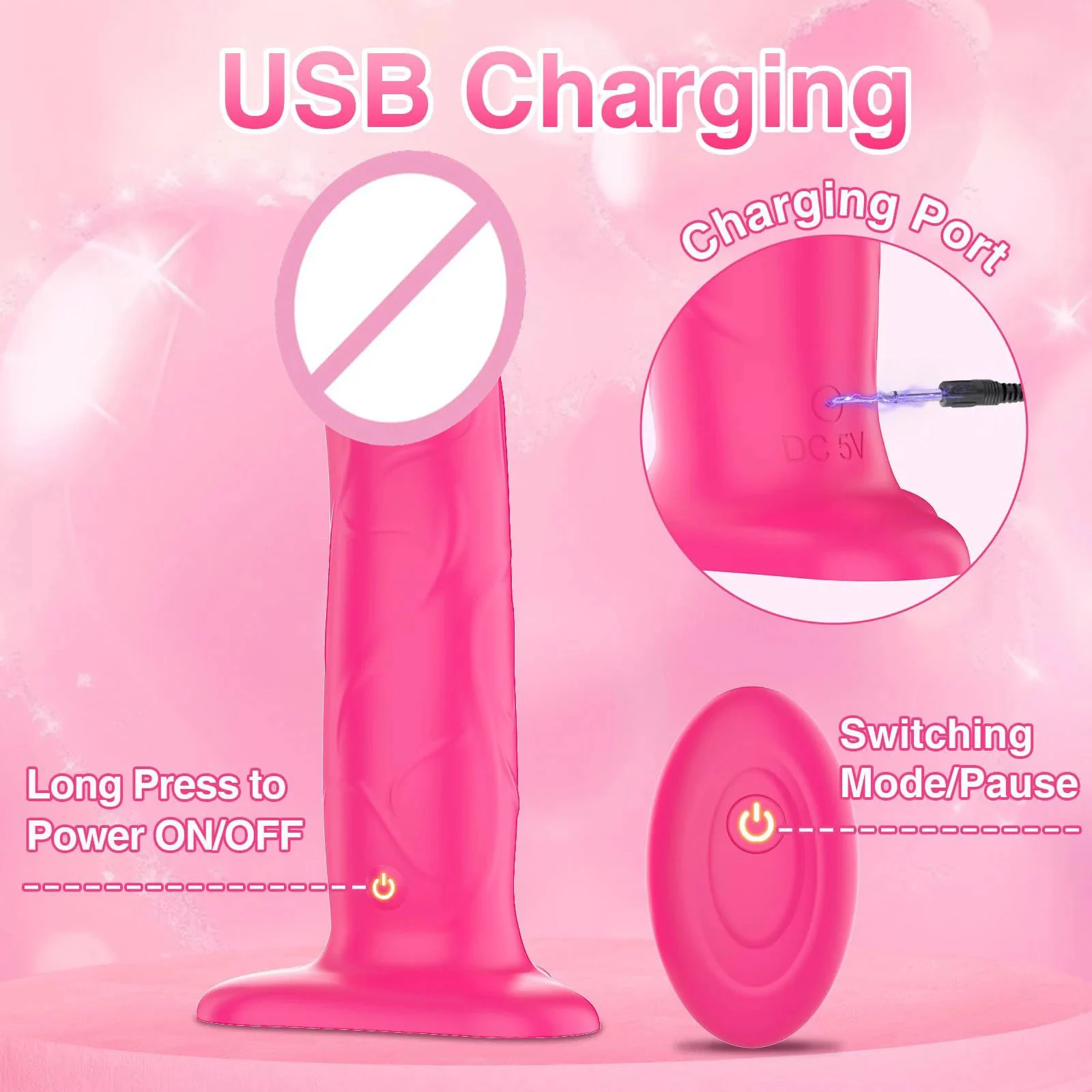 Remote Control G-Spot Clitoral Stimulation Female Adult Sex Toys Strap on Adjustable Harness Wearable Dildo Lesbian Vibrator