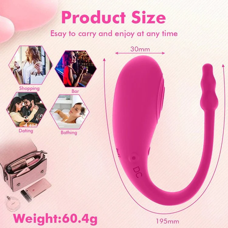 Mobile APP Control Wireless Jumping Egg Female Masturbator Wearable Vibrator Sex Toy for Women