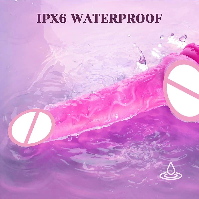 Remote Control Lifelike Warming Moving Realistic Silicone Dildo Heating Function Automatic Thrusting Dildo Vibrator for Women