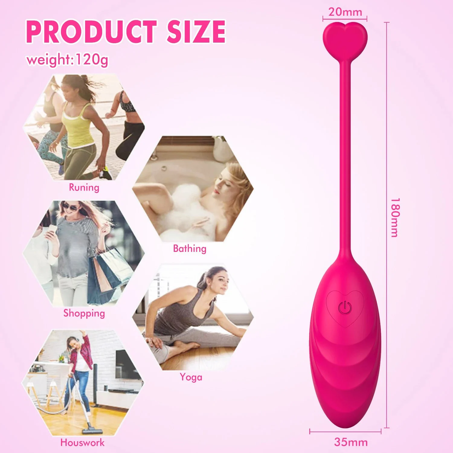 Female Masturbation 10 Frequency Remote Control Vibrating Jumping Egg Vibrator Wireless