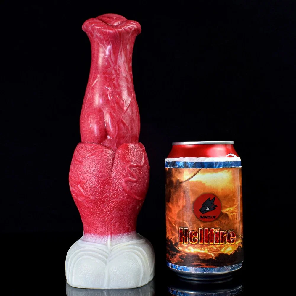 Fantasy Colorful Cock Dog Knot Dildo Heart Shaped Vagina Stimulation Anal Plug Sex Toys for Man and Woman Game Masturbator