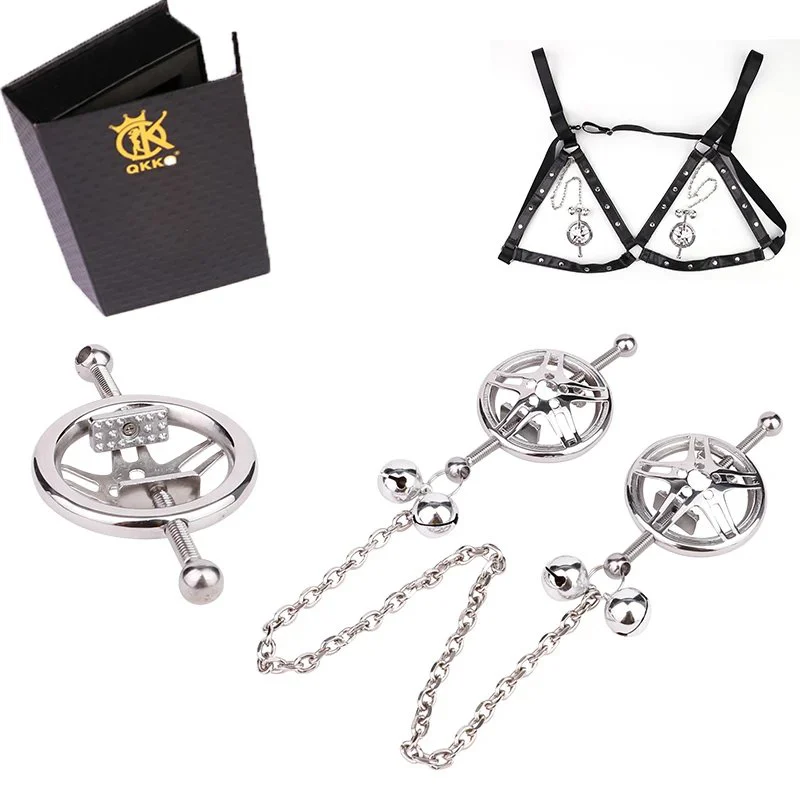 Nipple Clamps Sex Toy,weighted Nipple Clamps,bondage Gear,bondage Sex Woman Set,bondage Stainless Steel Nipple Clamps
