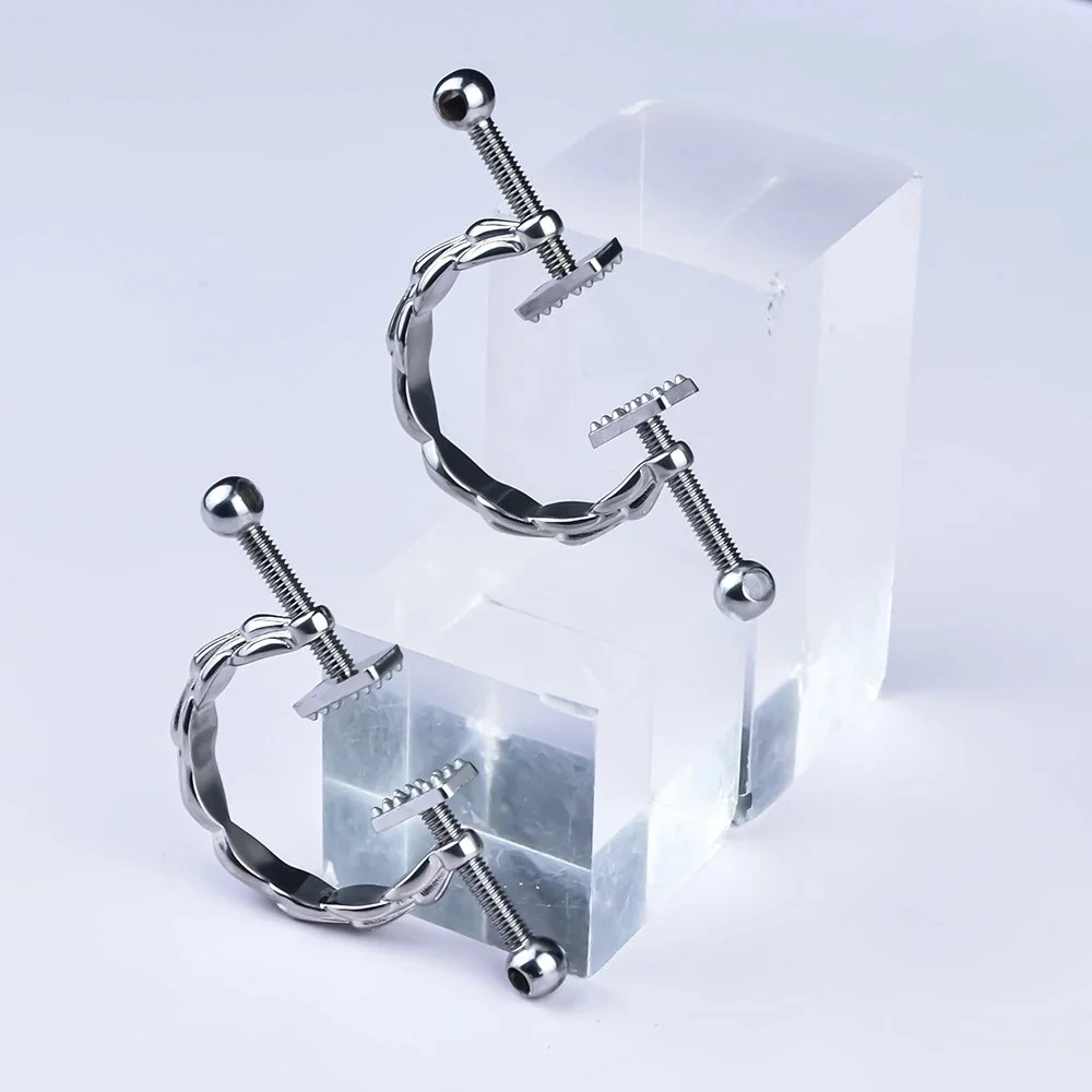 Nipple Clamps with Chain Non-Piercing Nipple Clamps for Women Breast Sexual Pleasure Nipple Clips for Women Men Couples