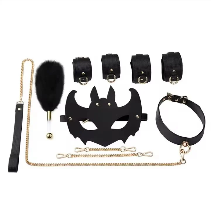 Leather men and women flirting bondage bondage adult products bondage sex toys
