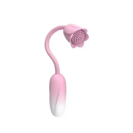 Portable Remote App Controlled Egg-Shaking Climax Stimulation 9-frequency Dual-head Vibration Rose Love Egg