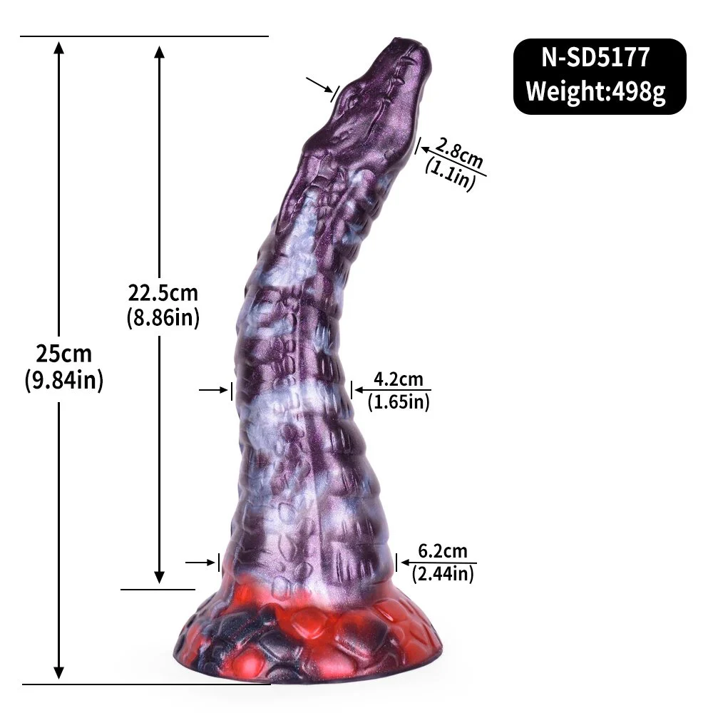 Dragon Cock Fantasy Dildo Curved Shaft Adult Sex Toy for G-spot Anal Play Monster Dildo Fantastic Sex Toy alien Cock