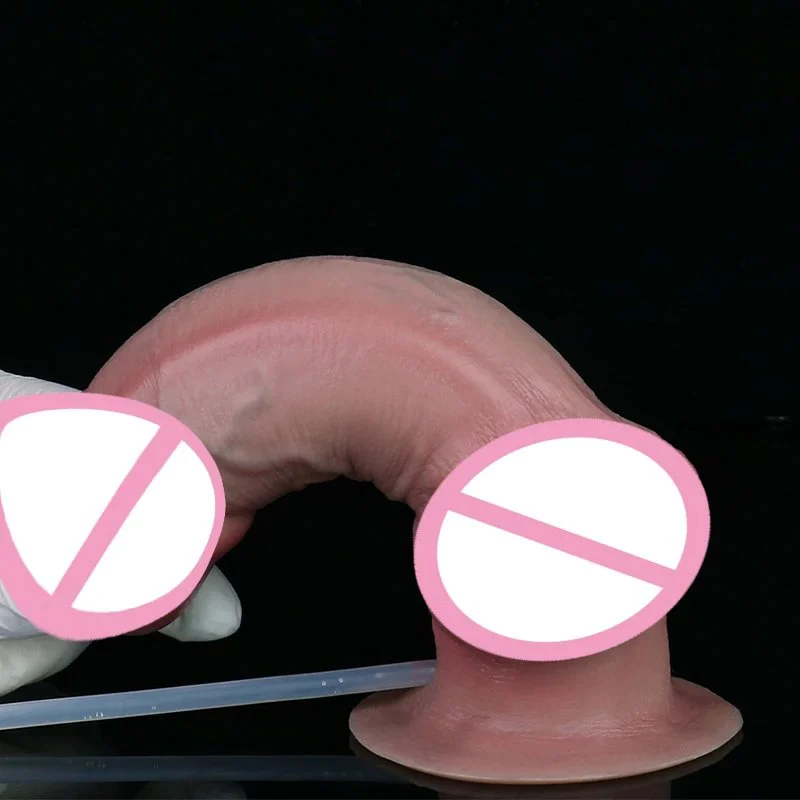 Big Knot Ultra Squirting Dildo Anal Plug With Sucker Silicone Artificial Penis Simulate Sex Toys for Men Women Masturbator