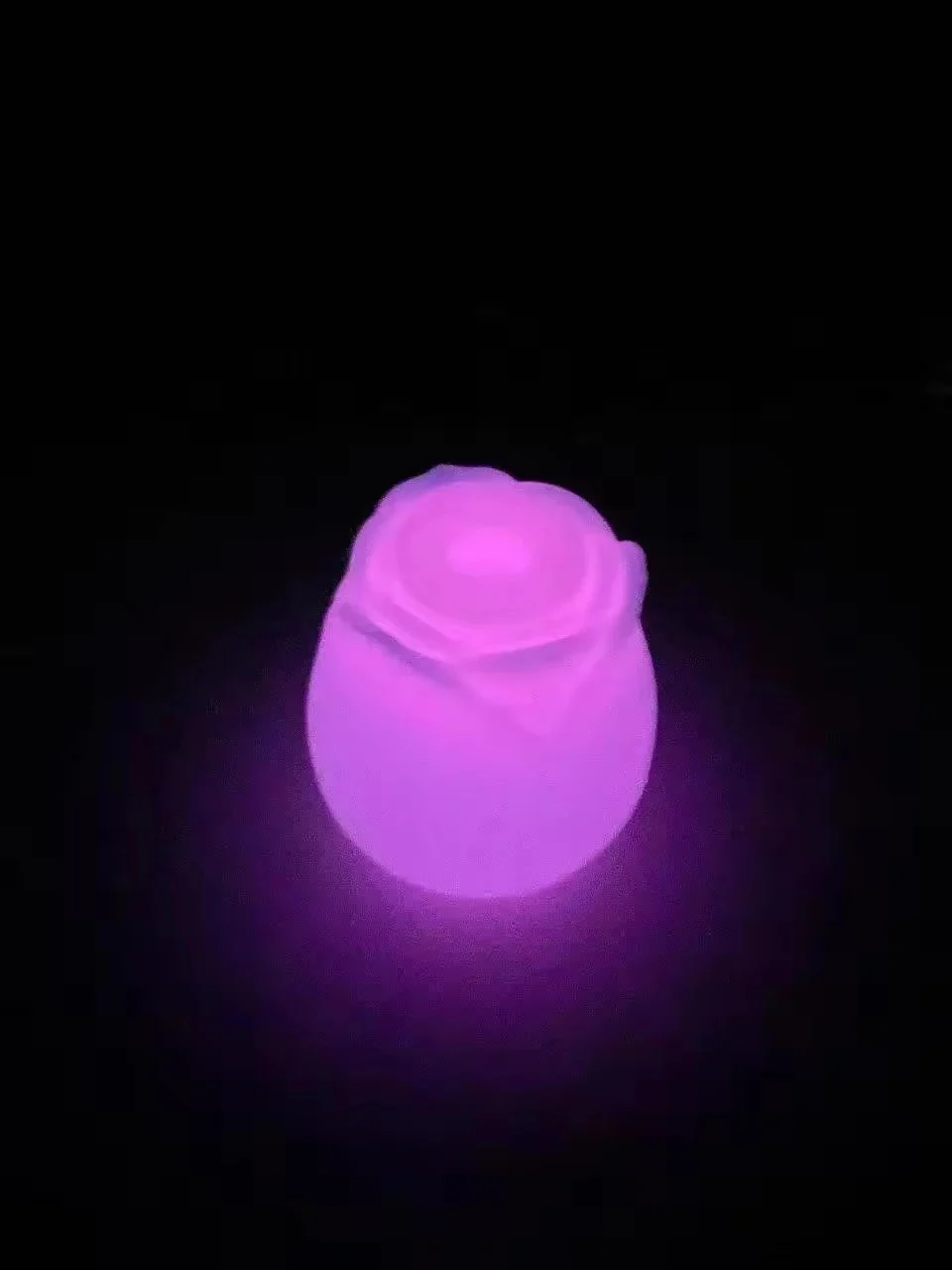 Glow in the Dark Rose Vibrator Clitoral Sucking and Nipple Sucker Clitoris Stimulator Luminous Women's Sex Toy