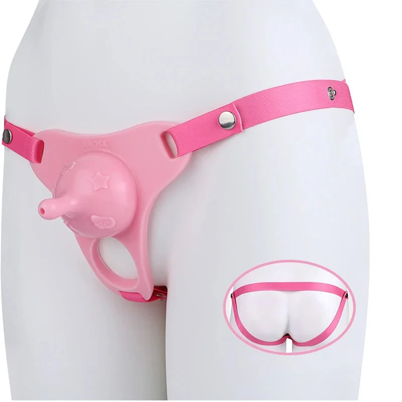 Male Penis Cage with Urination Access Design Safe Silicone Material 2-Way Wearable Male Chastity Device