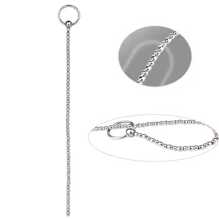 Male Stainless Steel Prostate Beads G Spot Wand Male Prostate Massage Stick Double Dildo Vagina Sex Toy Anal Dildo Abuse