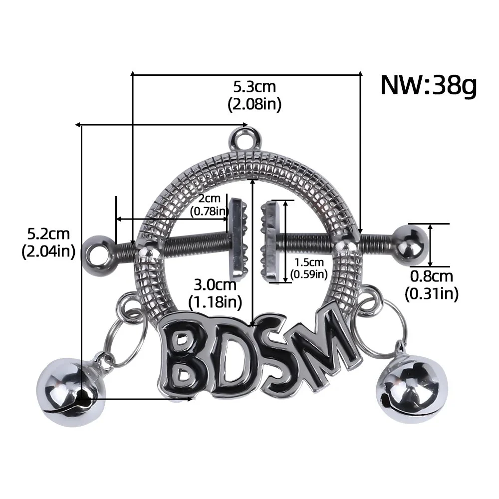 Nipple Clamps with Alligator Clip Adjustable Link Chain Nipple Clamps Breast Clamps Sex Metal Chain Clip Women