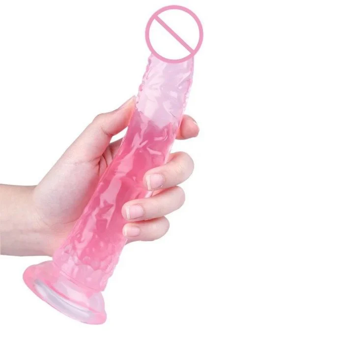 Crystal Soft Realistic Dildo for Couples Anal Sex Toy