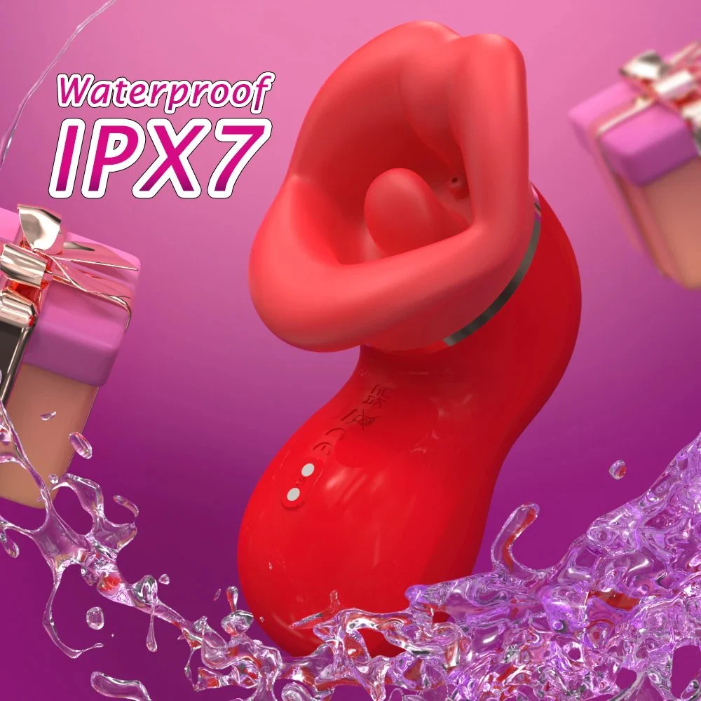 Tongue Licking Strong Sucking Vibrator 9 Frequency Clitoral Stimulator Adult Sex Toy Vibrador for Women