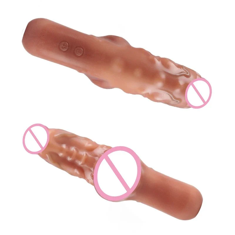 Vibrating and Non-vibrating Models, Dual-ended Heatable Vibrator for Women Silicone Soft Adult Sex Toys