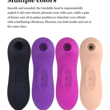 USB Rechargeable Soft Skin-friendly Silicone Clitoral Sucking Vibrator Female Masturbation Women Sex Toys
