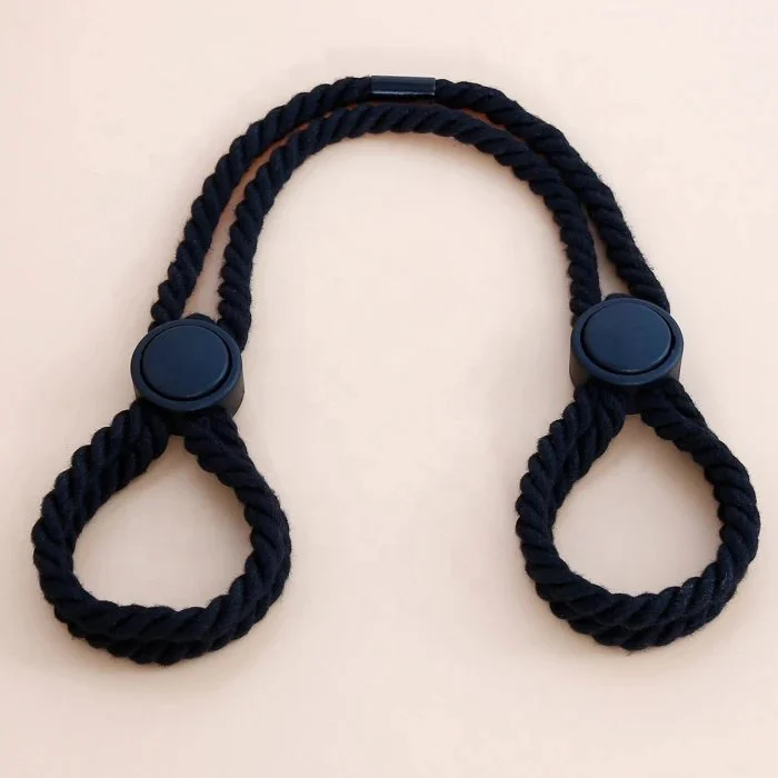 New Cotton Bondage Restraint Set Adult Harness with Handcuffs and Ankle Cuffs for BDSM Play Sex Products