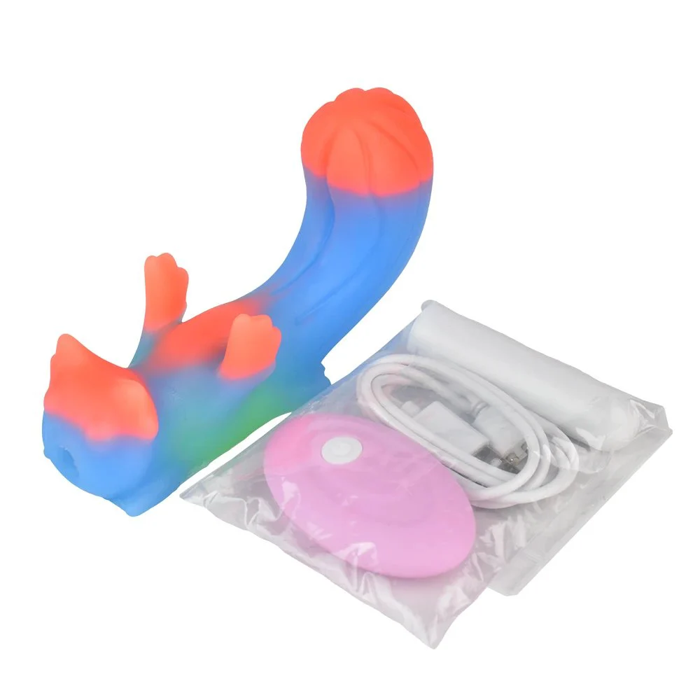 Vibrating Silicone Luminous Grinder Sex TOY Sex Game Massage Flirting Tools for Men Women