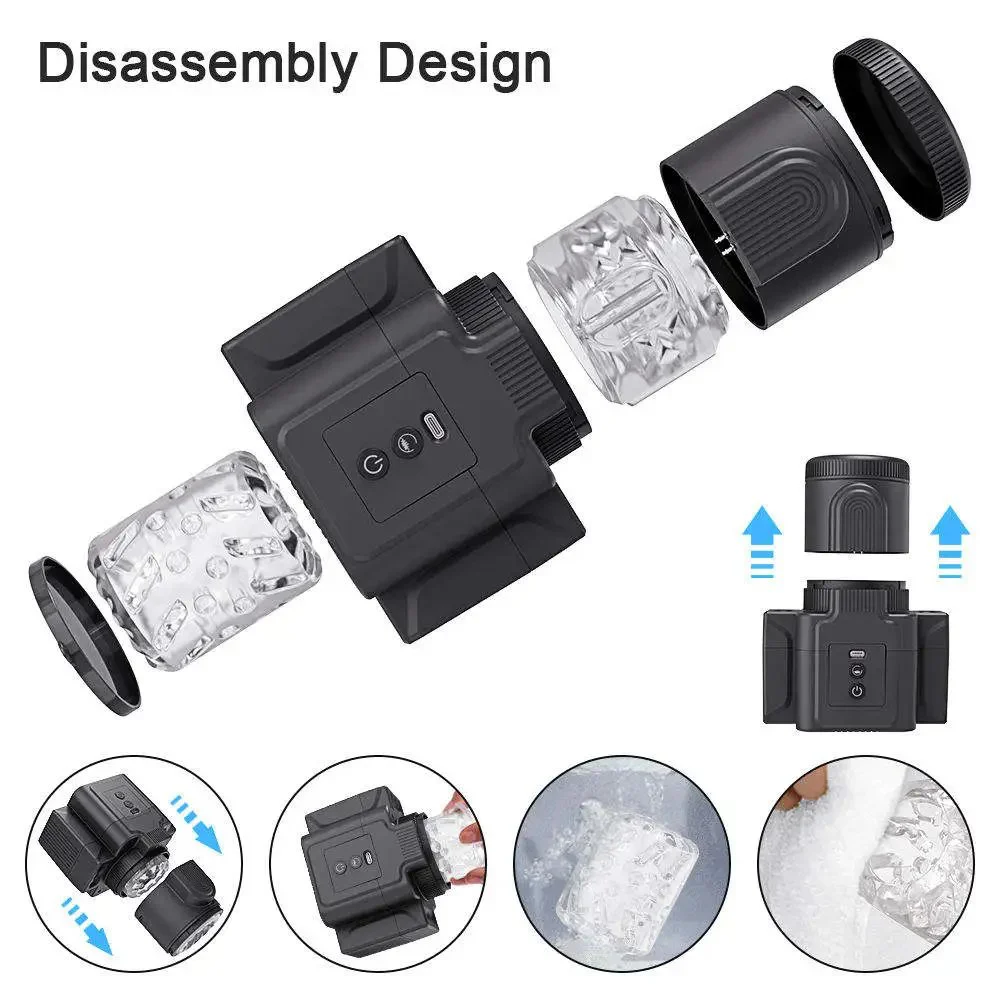 Automatic Telescopic Sucking Vibration Cup Adult Male Masturbator for Male Masturbation