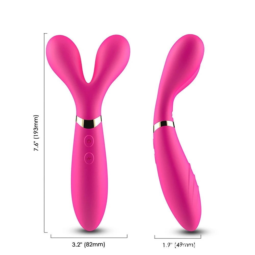Women's Rabbit Stick Silicone Clitoral Sucking Vibrator Stimulator USB Power G-Spot Licking Tongue Vibrator Sex Toy