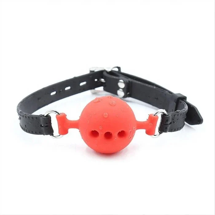 Novelty SM Sex Toys Leather Bondage Restraint Harness with Ball Gag for Adult Men and Women Sex Play