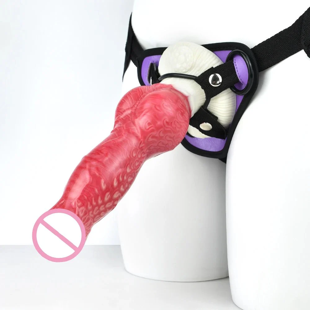 Female Lesbian Realistic Strapon Huge Dildo Wearable Penis Double Strap on Anal Dildo for Lesbian Women Sex Toys
