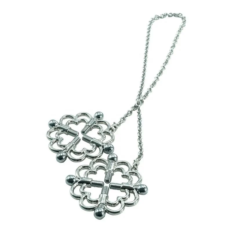 Metal Chain Nipple Clips Sex Slaves Nipple Clamps Sex Toys