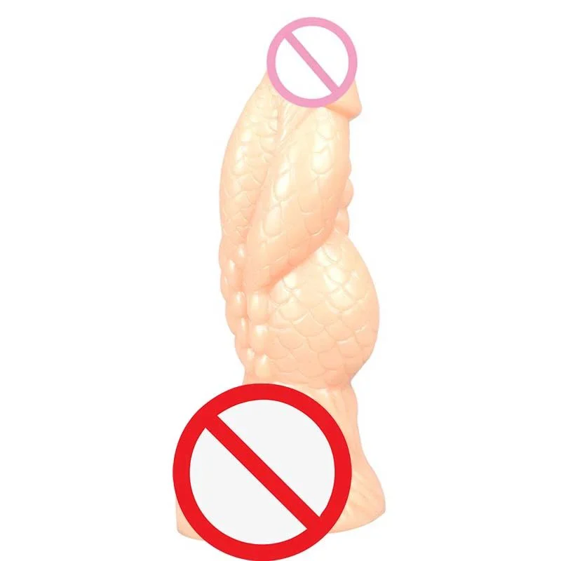 Dildo Artificial Plastic Penis Sex Toy Realistic Dildo Soft Mushroom Head Dildo