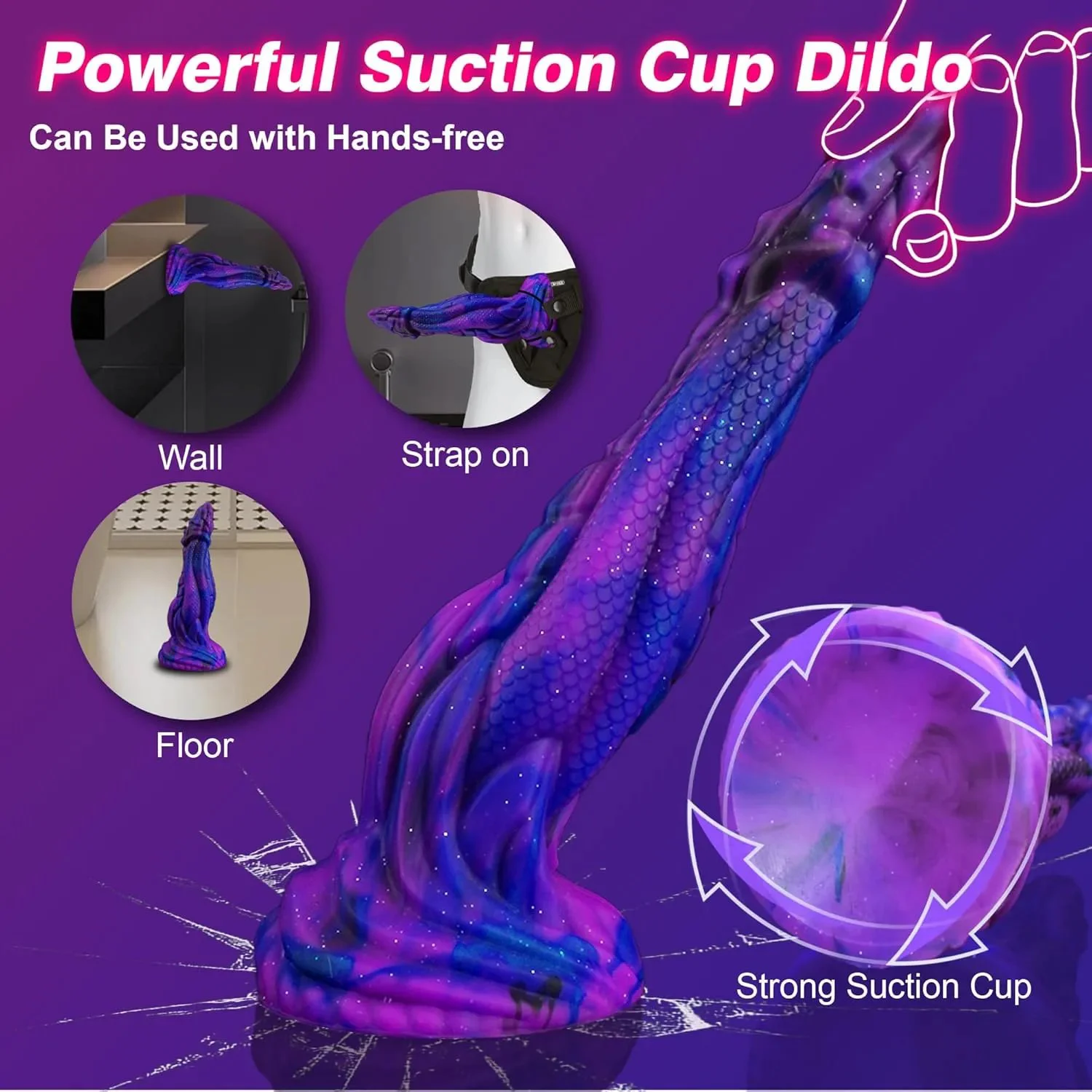 Fantasy Monster Dragon Soft Silicone Anal Plug with Powerful Suction Cup Women Men Masturbation Toys Adult Sex Usage
