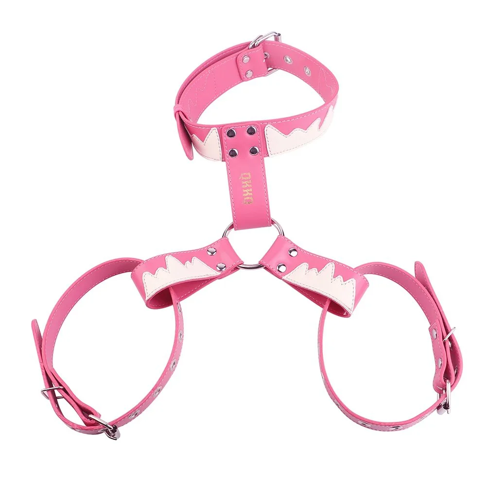 Female Wearable Leather Bra New Adjustable Nipple Stimulator Chest Bondage Nipples Restrict Breast Binder Sex Toys