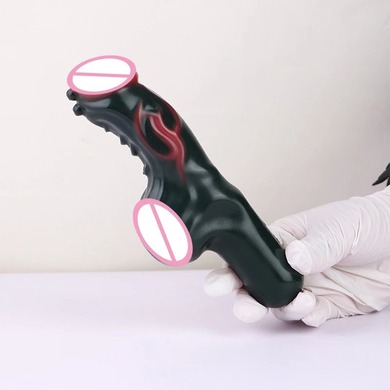 Vibratory and Non-vibratory Models Available Dual Head Heated Vibrating Female Masturbator Alien Alien Soft Vibrator