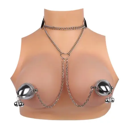 Metal Stainless Steel Chain Nipple Clamps Fantasy Fetish Sex Toys for Women Couple Flirting Nipple Games Stimulator