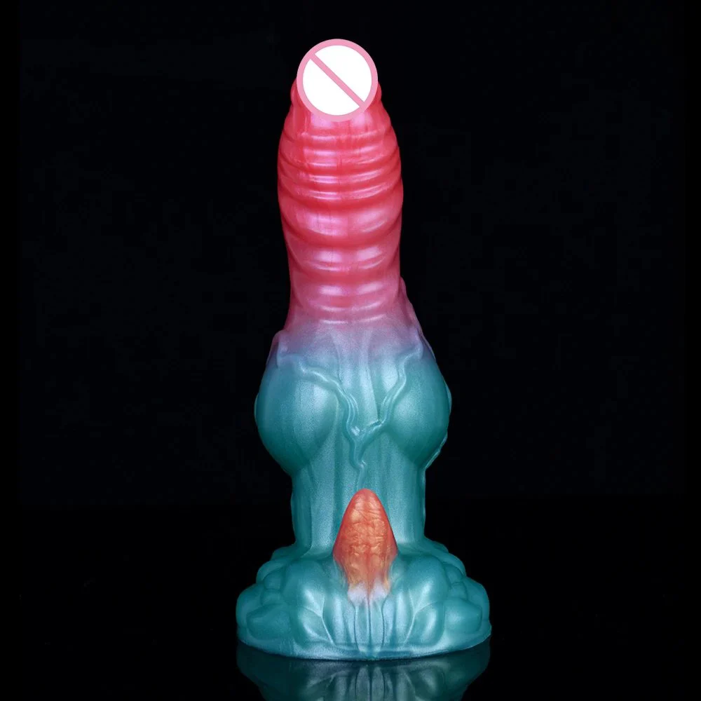 Realistic Small Cock Knot Dog Dildo Silicone Soft Wolf Animal Fantasy Monster Adult Anal Plug Sex Toys for Male Female