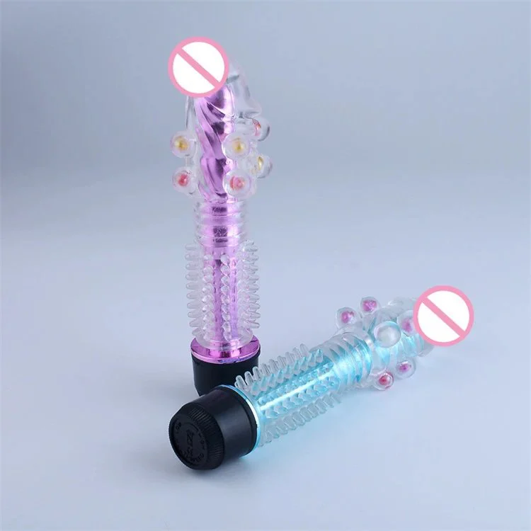 Sex Toys for Female Masturbation Realistic TPR Transparent Dildo Vibrator With Balls