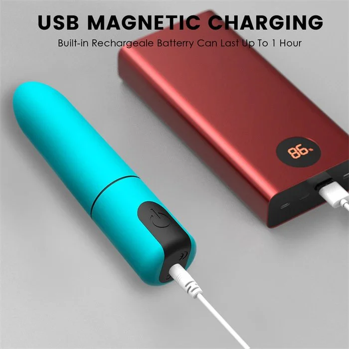 USB Rechargeable 10 Speeds Bullet Vibrator Waterproof Adult G-Spot Clit Stimulator Sex Toys for Women