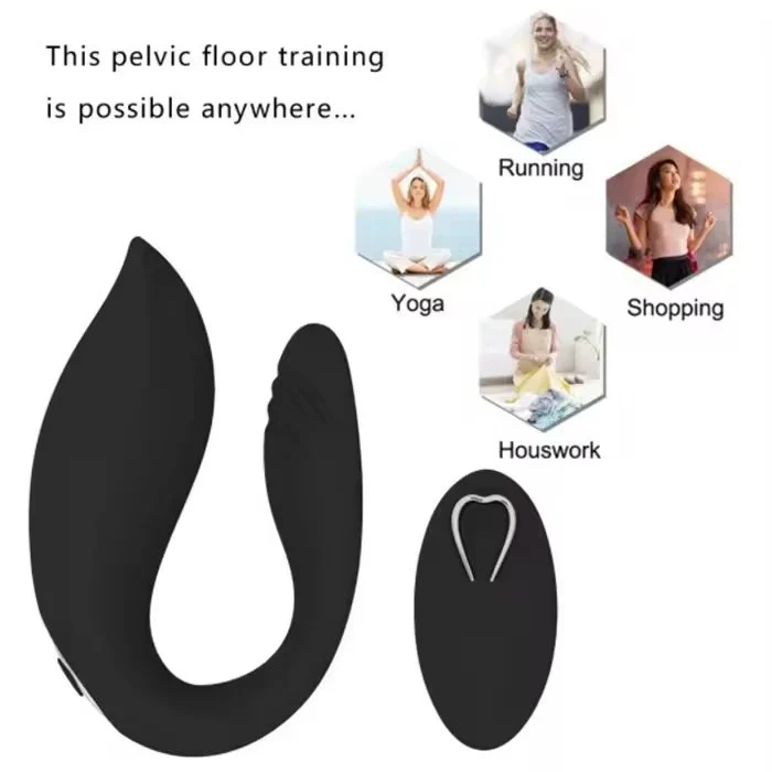 New Second Generation Vibration Ring Wireless Remote Control Lock Precision Ring Couple Total Vibration Double Ring Adult Sex