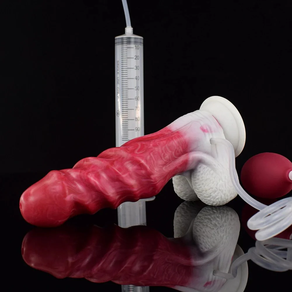 Ejaculating Big Thrusting Dildo Penis Sex Toys Shop Monster Dildo for Women